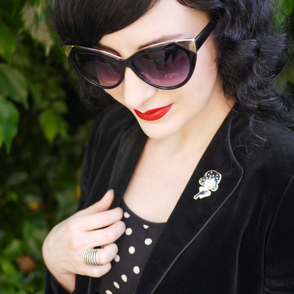 Lilly Enamel Pin